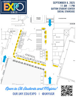Fall 2025 Research Expo vendor map