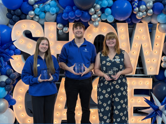 2026 URA of the Year: Addison Witucki, Austin Trotter, Kaydee Straw, and not pictured: Owen Walker