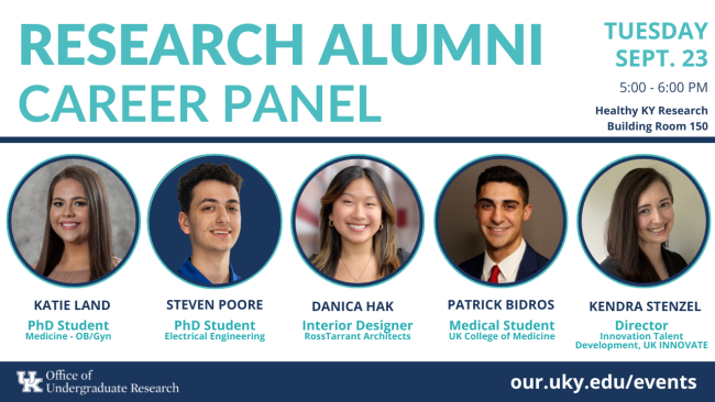 Research Alumni Career Panelists