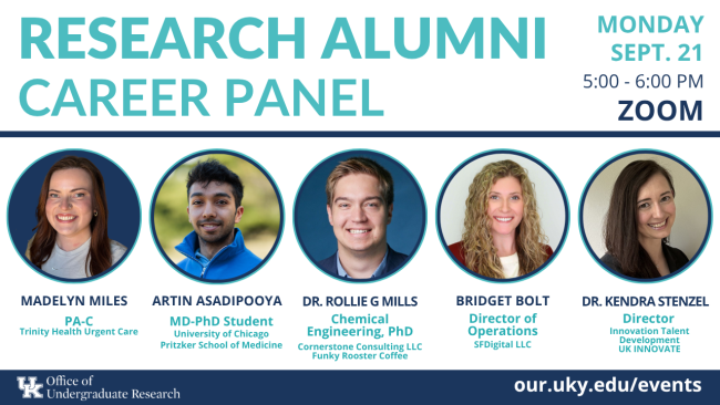 2026 Research Alumni Career Panelists