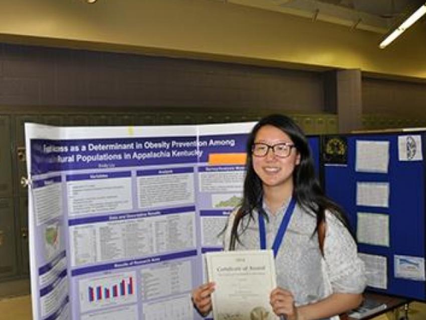 Emily Liu Dunbar MSTC high school research student