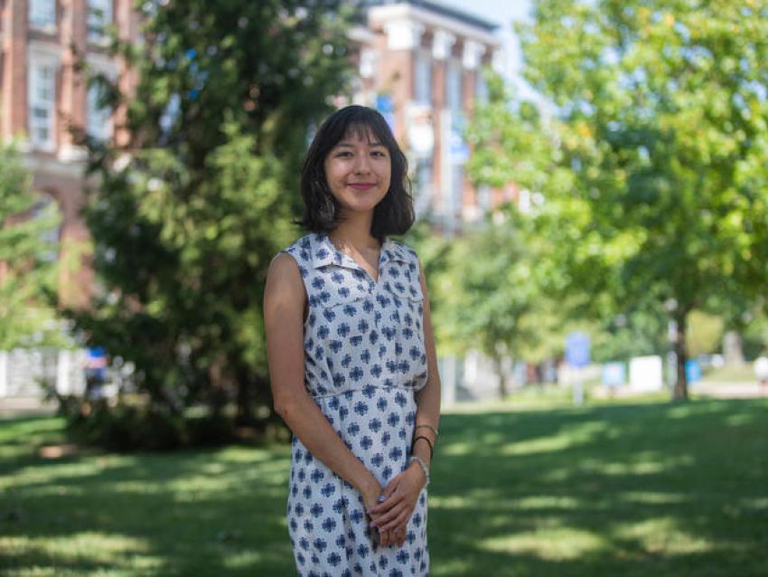 Maria Sanchez summer sustainability research fellow student graduate