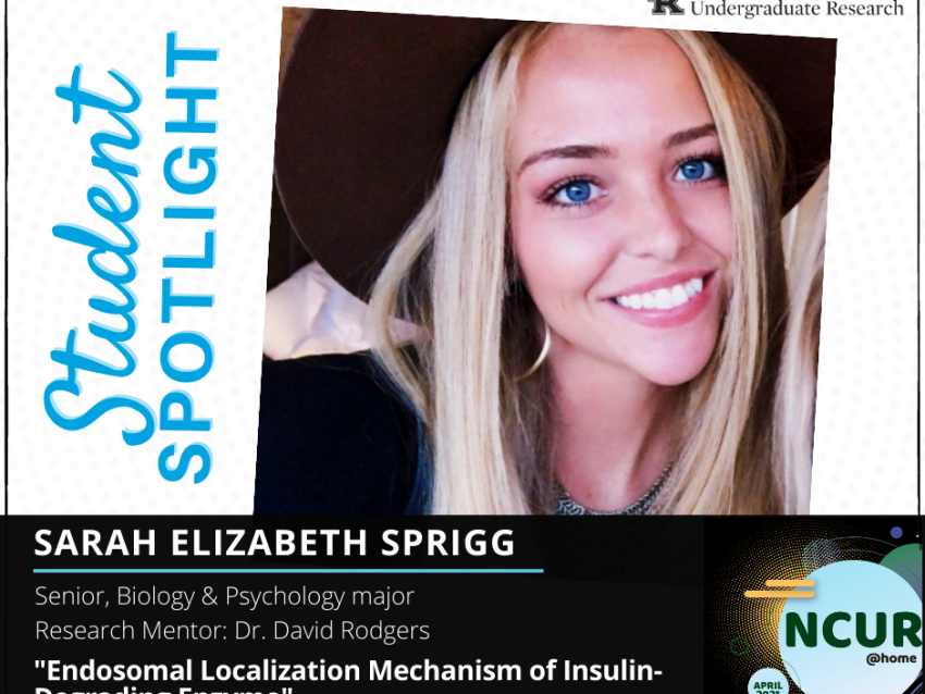 Sarah Elizabeth Sprigg NCUR Spotlight