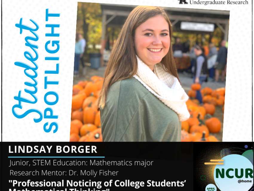 Lindsay Borger NCUR Spotlight