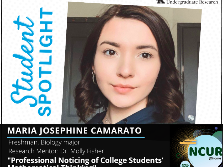 Maria Josephine Camarato NCUR spotlight