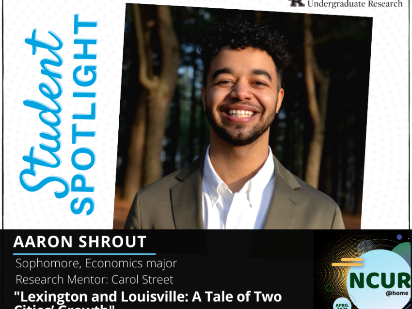 Aaron Shrout NCUR Spotlight