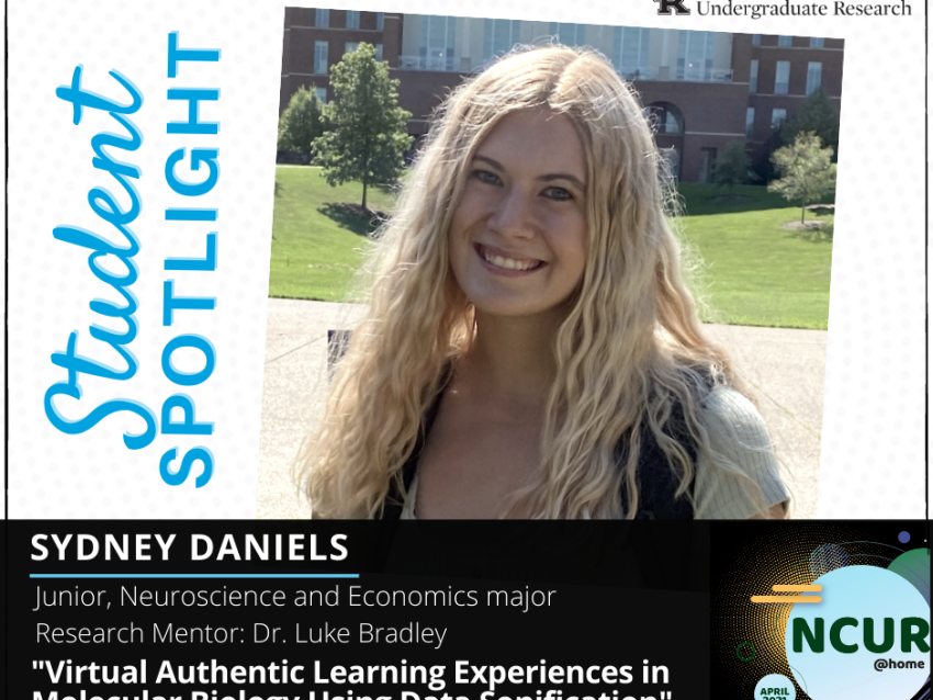 Sydney Daniels NCUR Spotlight