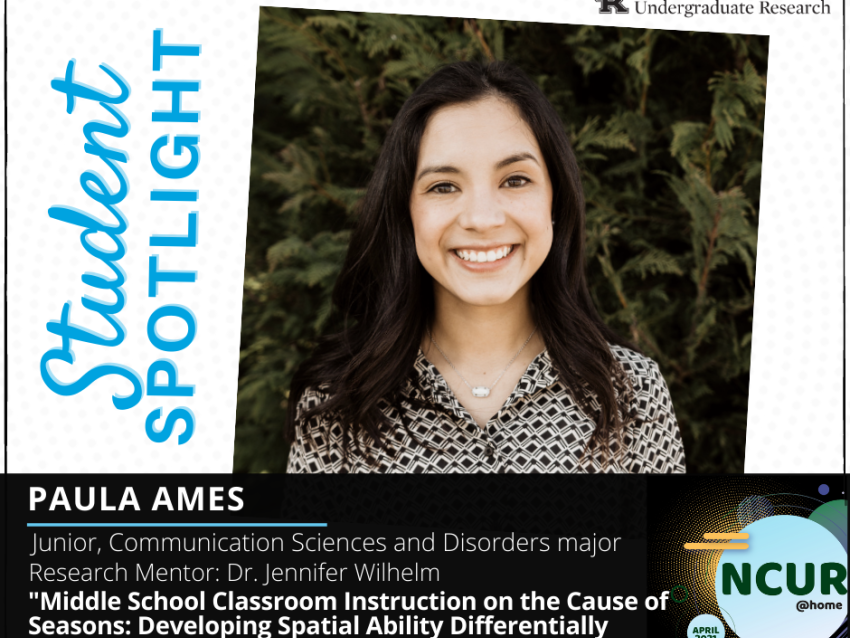 Paula Ames NCUR Spotlight