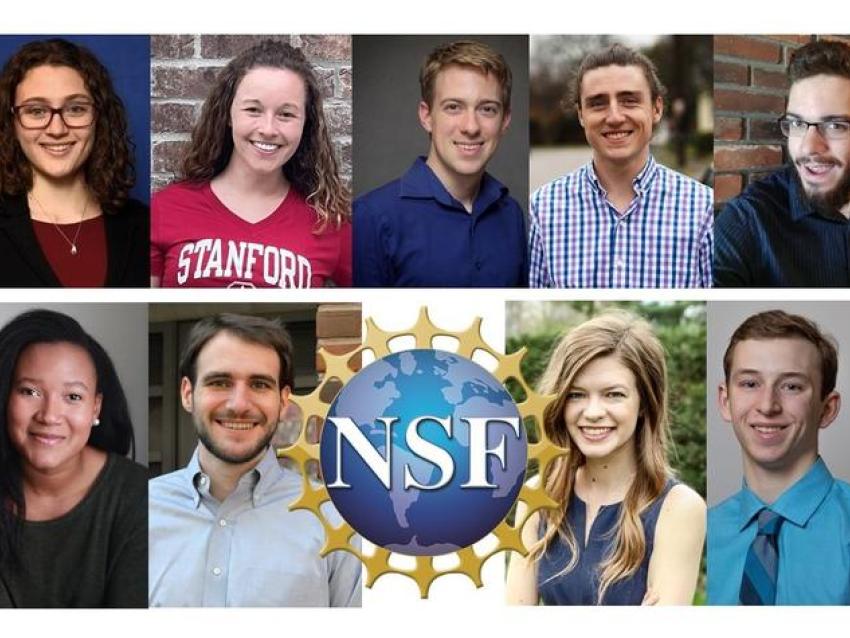 NSF Graduate Research Fellowship Program students selected 2021