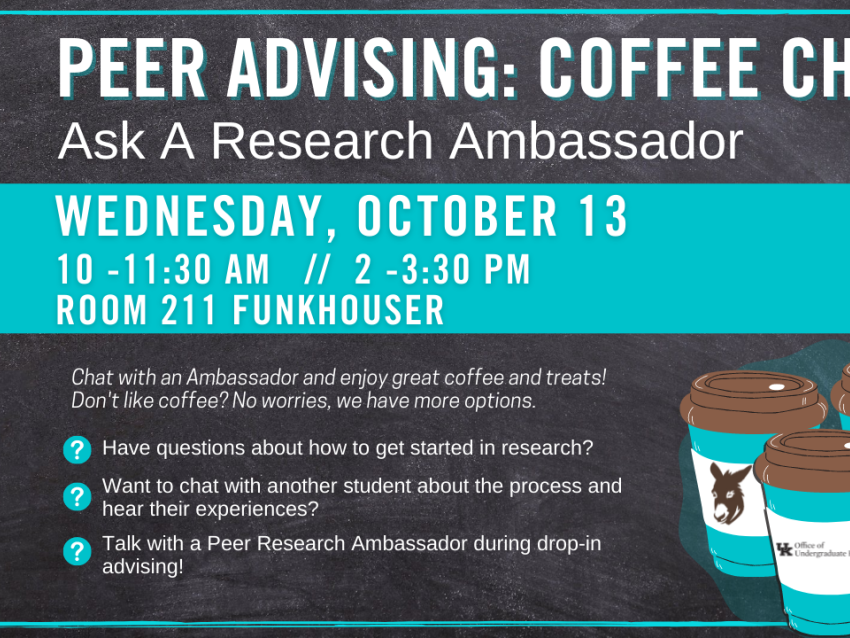 Peer Advising Coffee Chat October 2021