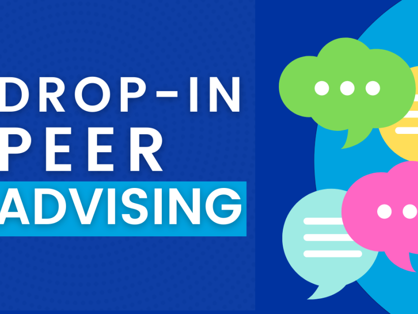 Drop In Peer Advising