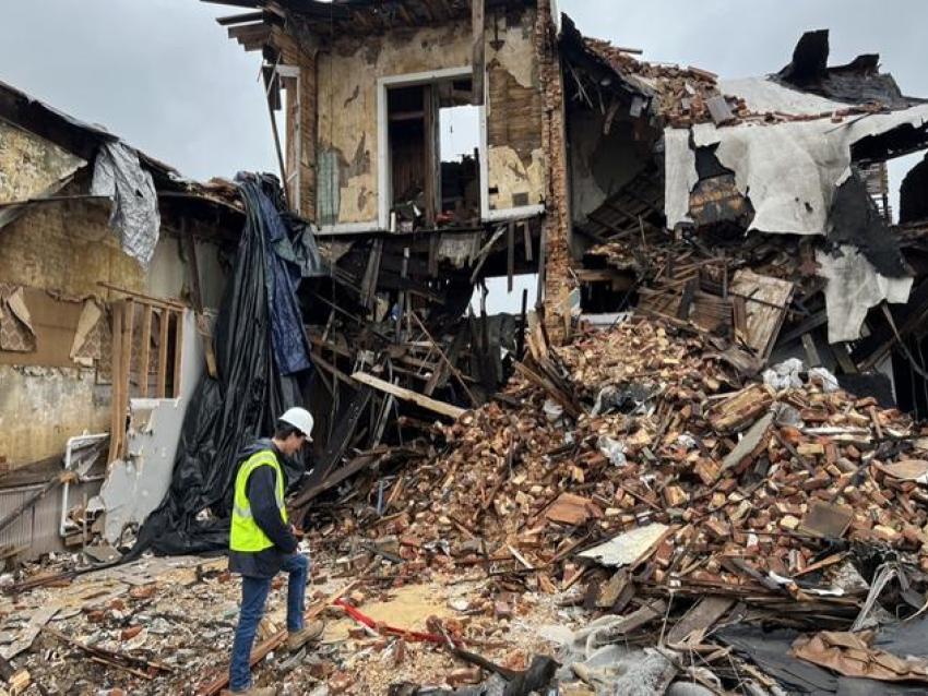 When Garrett Demaree was offered the opportunity to conduct research related to the tornado aftermath, he didn’t hesitate.