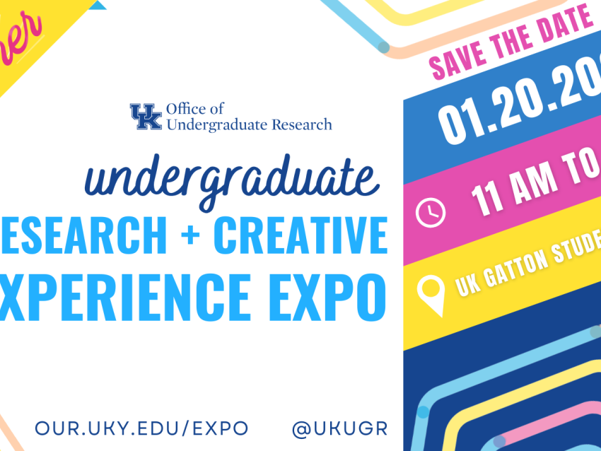 summer research creative experience expo University of Kentucky