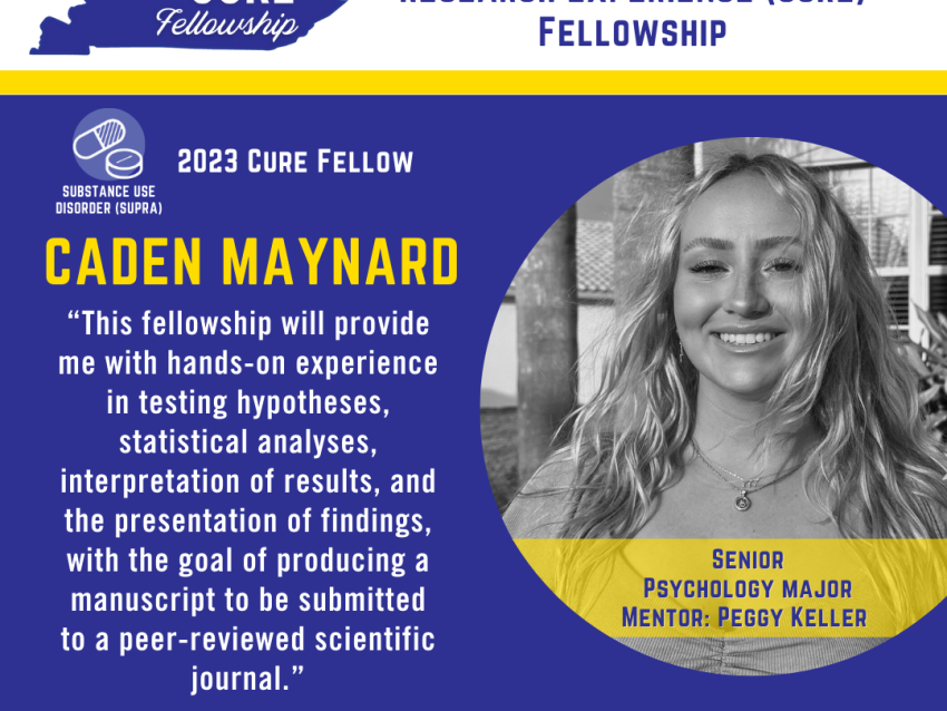 Caden Maynard 2023 CURE Fellow