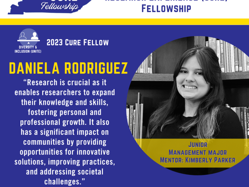 Daniela Rodriguez 2023 CURE Fellow