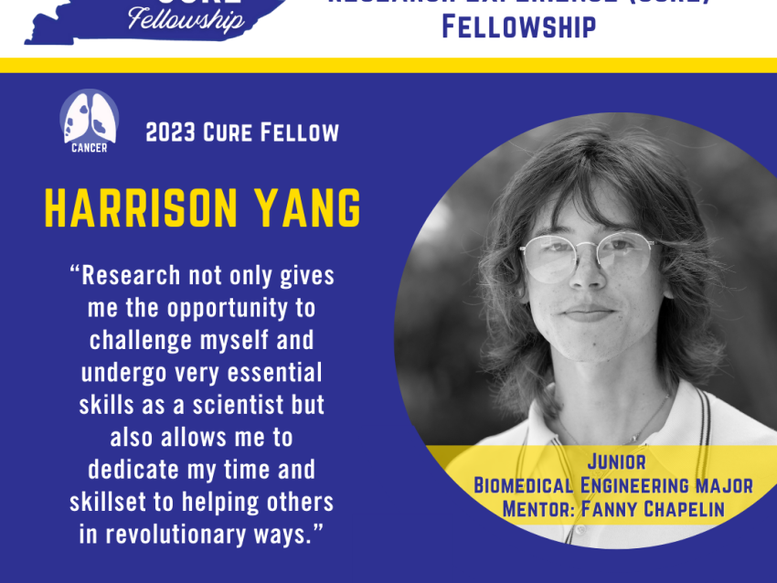 Harrison Yang 2023 CURE Fellow