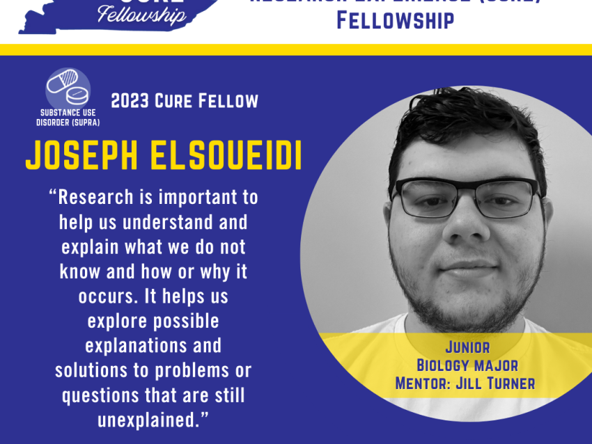 Joseph Elsoueidi 2023 CURE Fellow