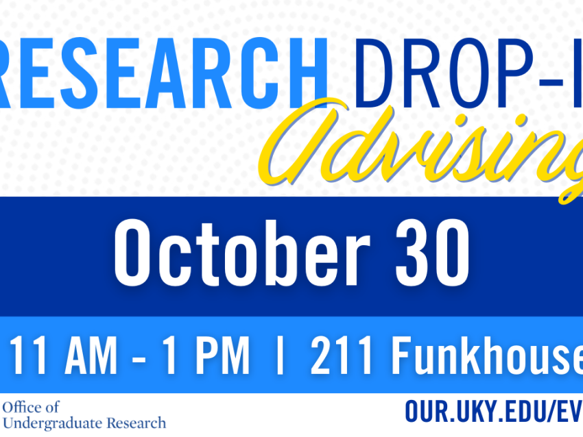 drop in advising october 30