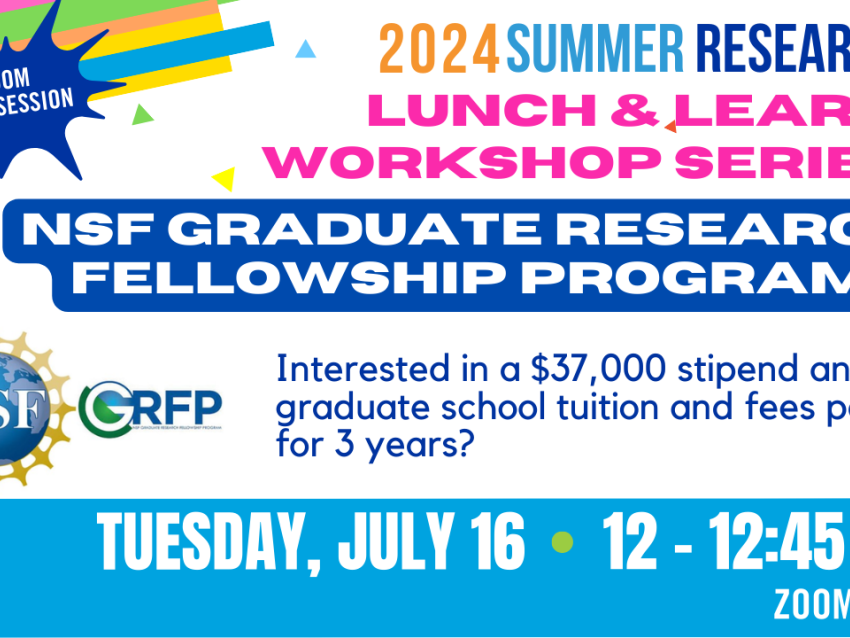 NSF GRFP info session July 16, 2024