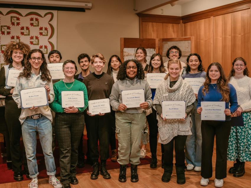 2022 Oswald Research Creativity Competition student winners