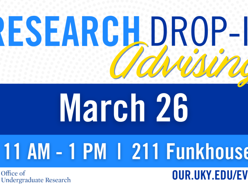 drop-in advising march 26