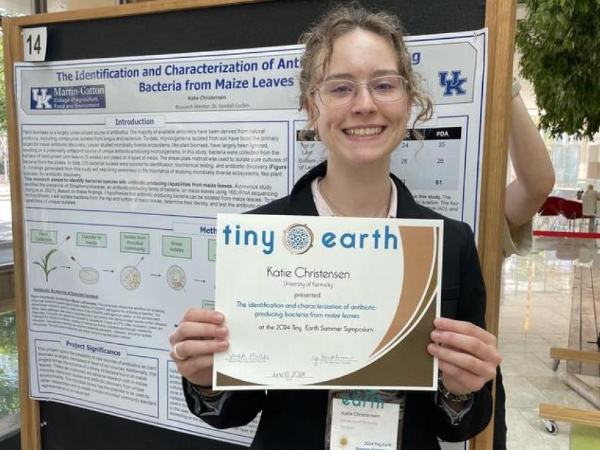 Katie Christensen Sustainability research fellowship University of Kentucky