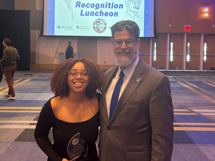 Sara Dickens award winner research NCUR