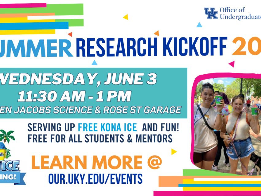 Summer Research Kickoff 2026 More info below