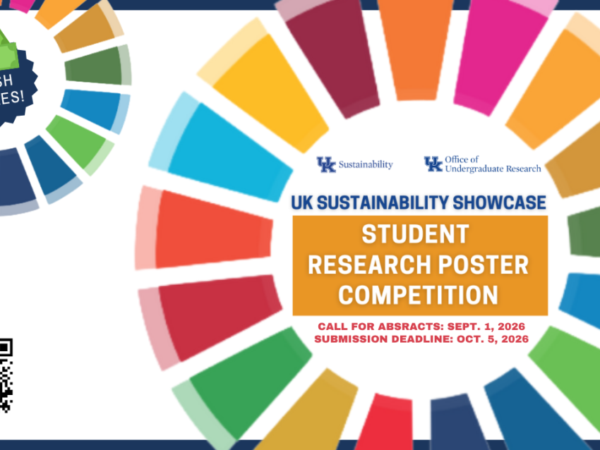 2026 sustainability showcase poster competition