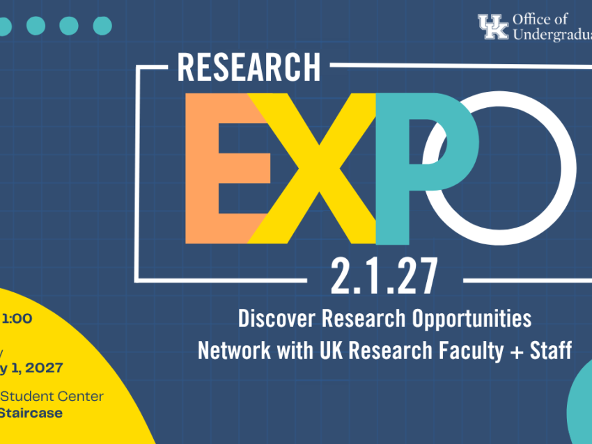 Research Expo Feb , 2027 at Gatton Student Center Social Staircase