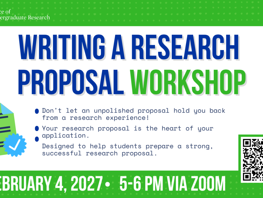 Writing a Research Proposal Workshop Feb, 4 on Zoom
