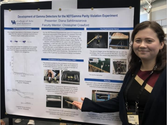 Diana S physics NCUR 2019 poster presentation
