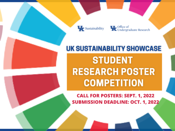 Sustainability research poster competition 2022