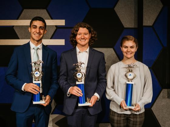 2022 5MT Fast Track overall winners Patrick Bidros Tanner Durst Kayli Bolton
